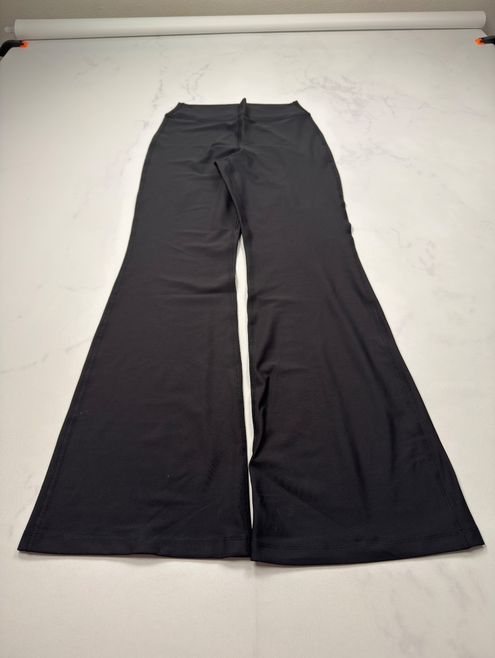 Old Navy Active Wide Leg Flare Pants Black 2000s Minimalist - Womens M